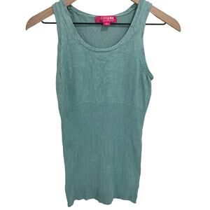 Liz Lange for Target Blue Maternity Ribbed Tank Top Size XS